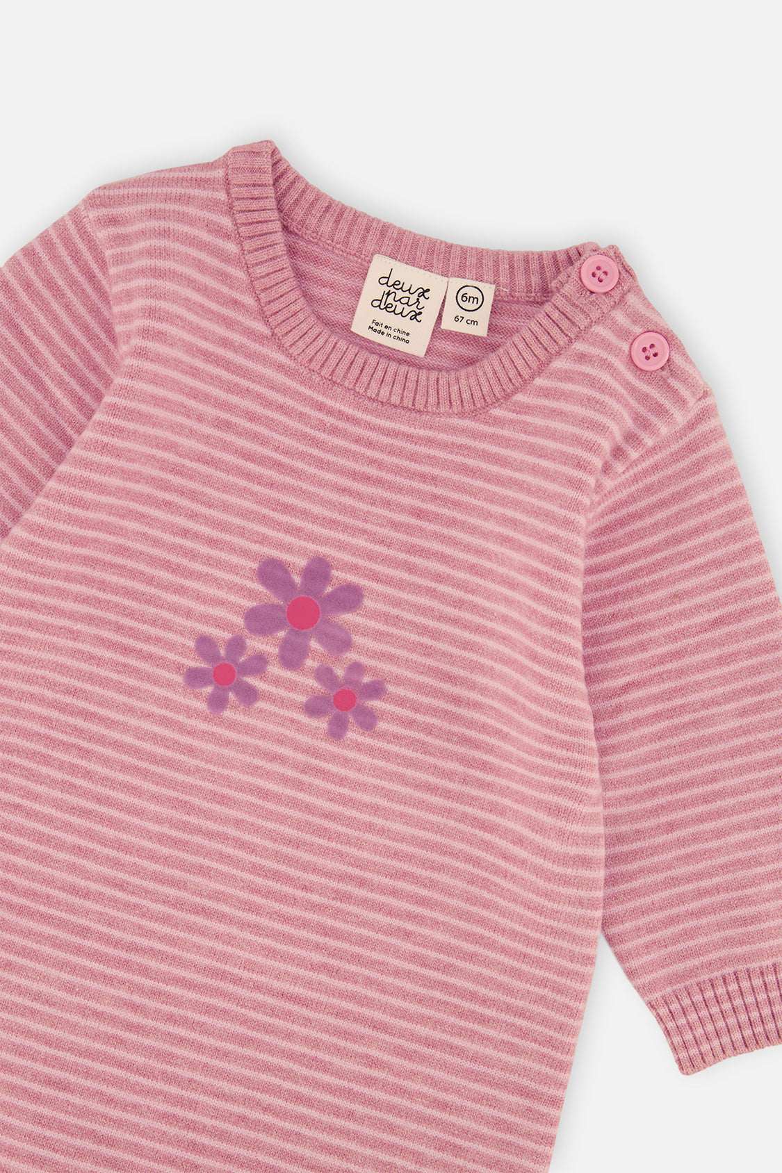 Knitted Romper Dusty Pink - Image 4