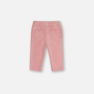 Alternative view of Baby Stretch Velour Treggings Pale Dusty Pink