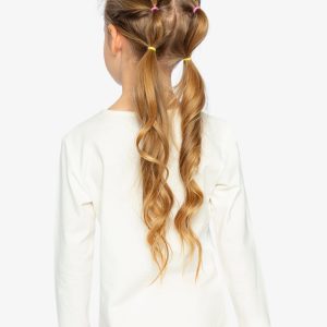 Long Sleeve Organic Cotton Strawberry T-Shirt Off White - Image 4