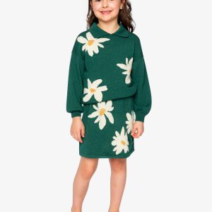 Knitted Skirt Jasper Printed Green - Image 5