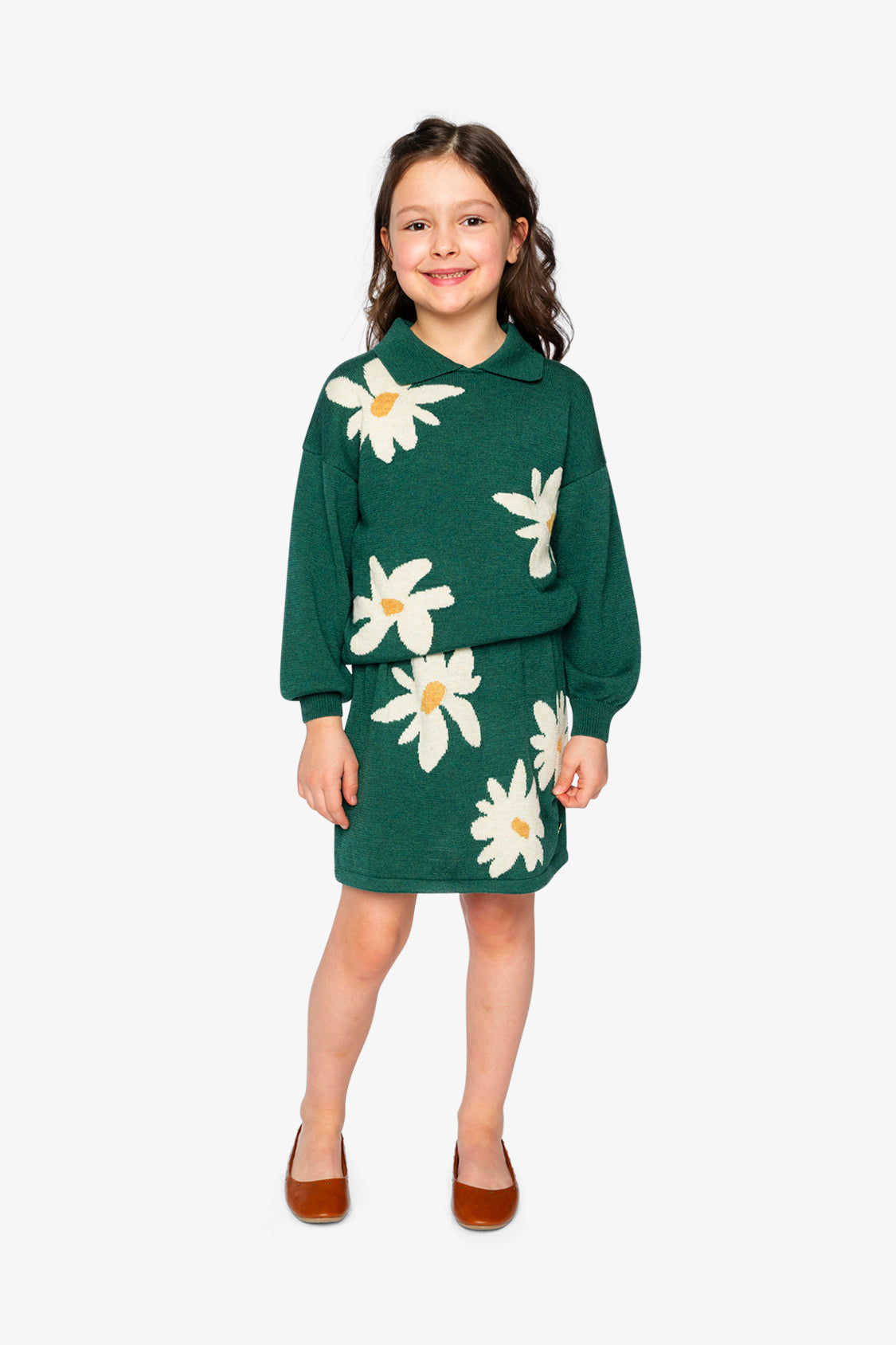 Knitted Skirt Jasper Printed Green - Image 5