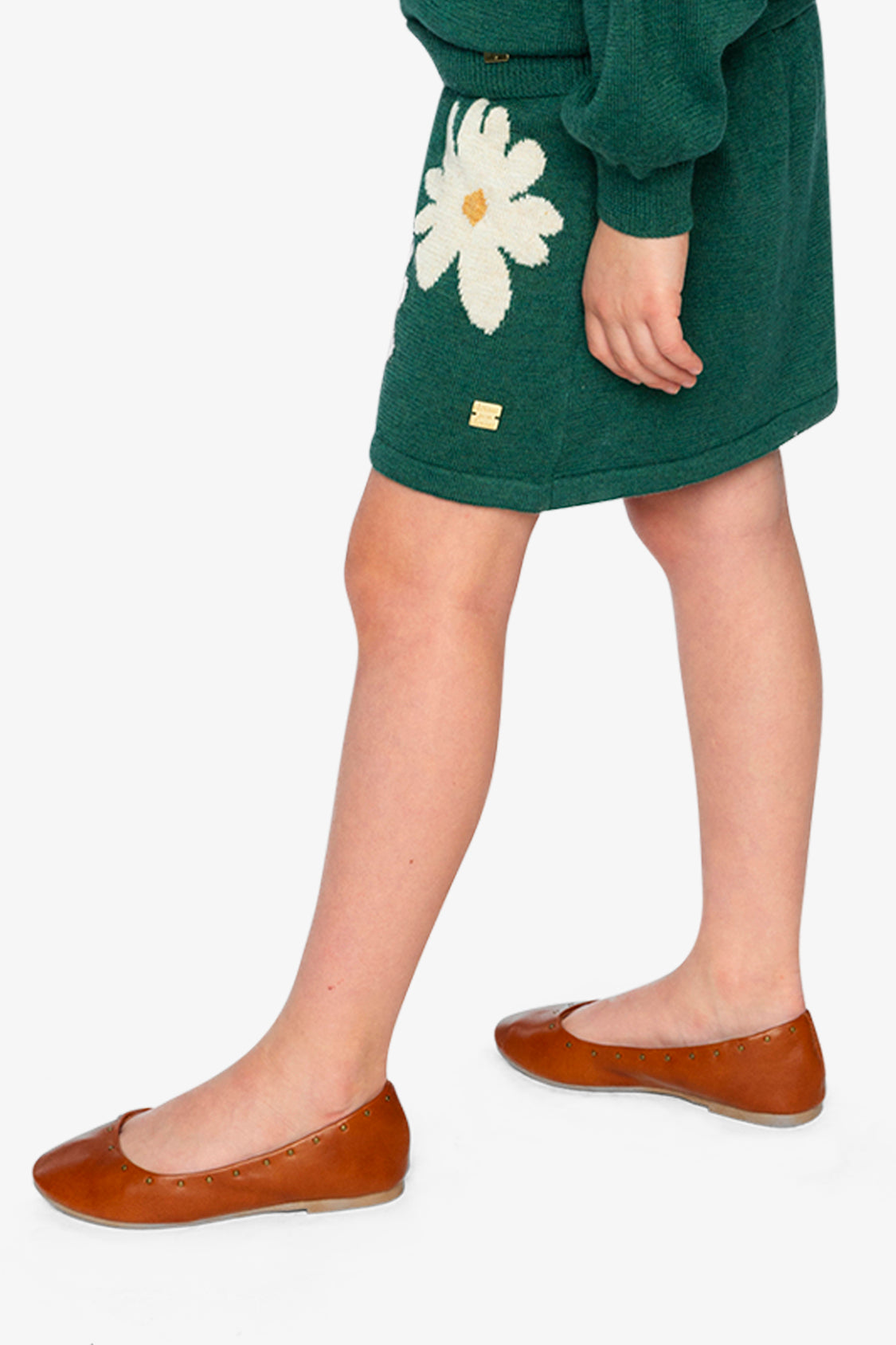 Knitted Skirt Jasper Printed Green - Image 3