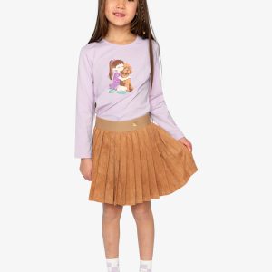 Long Sleeve Organic Cotton T-Shirt Lavender - Image 5