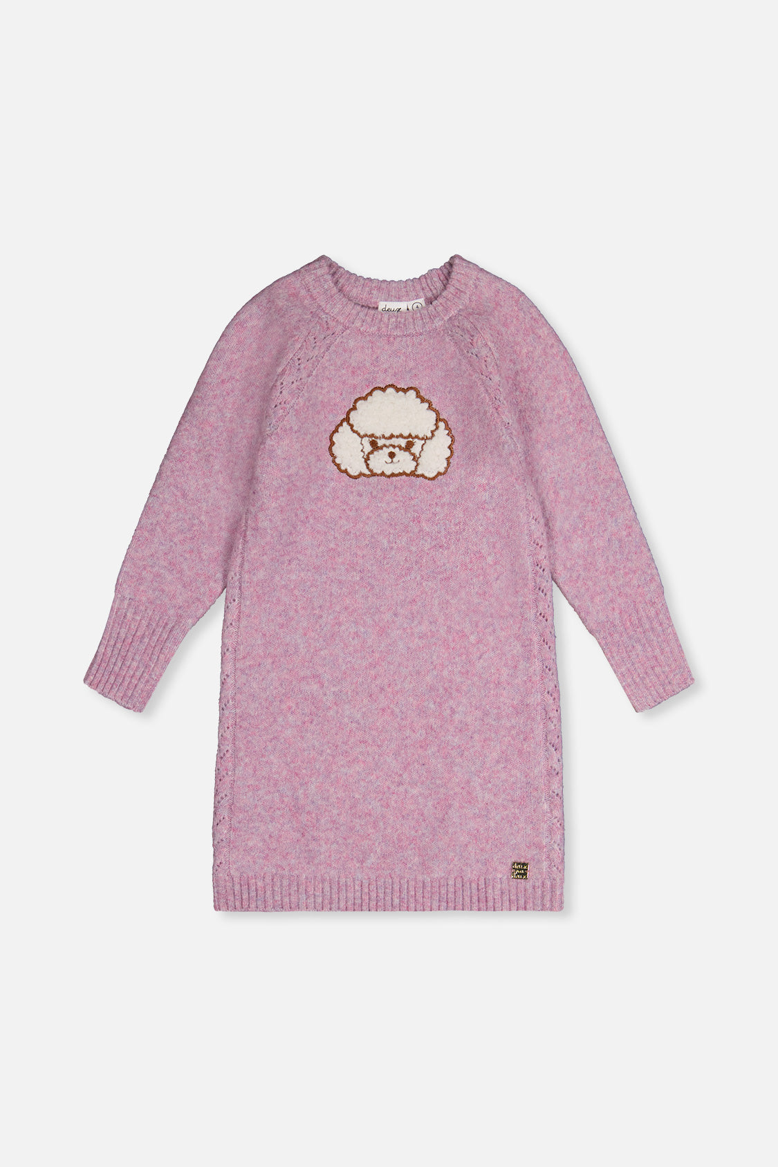 Poodle Knit Dress Lavender - Image 13