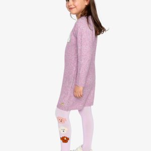 Poodle Knit Dress Lavender - Image 3