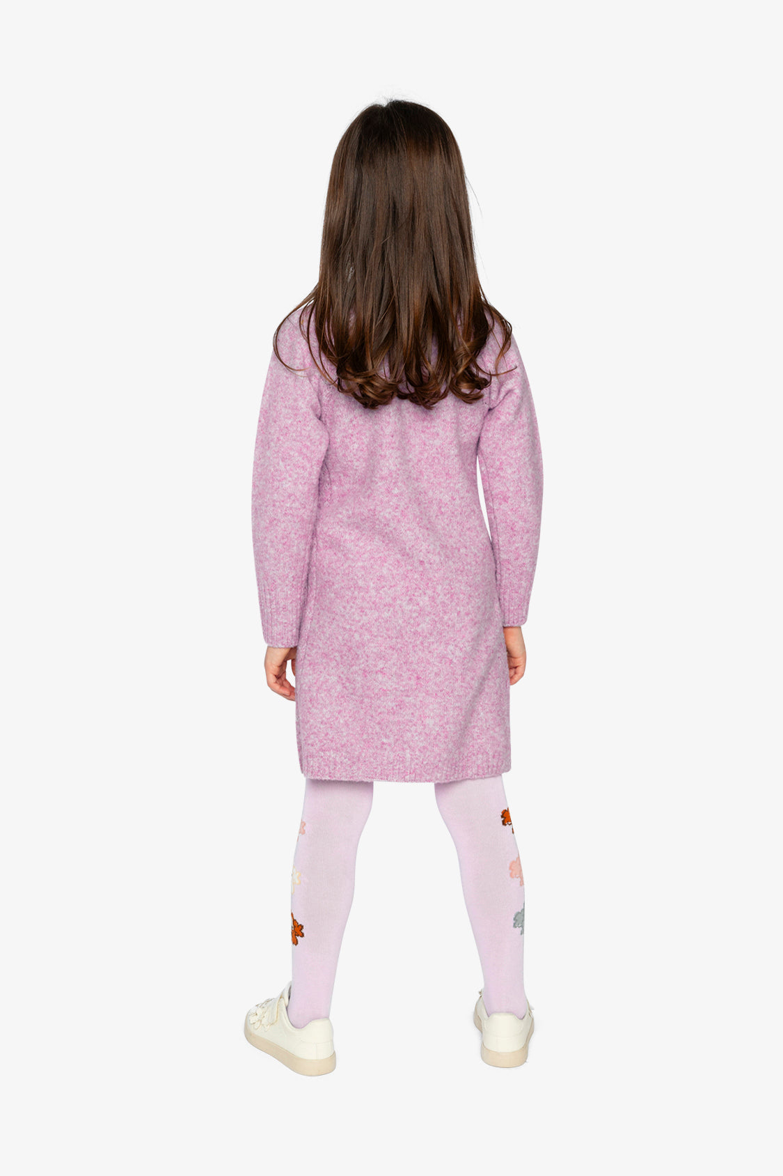 Poodle Knit Dress Lavender - Image 4