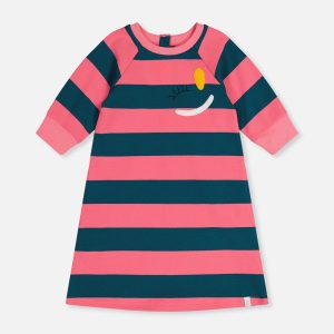 Engineer Stripe Dress Pink And Green Stripes - Image 15