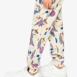 Sweatpants Beige Unicorn Print - Image 3