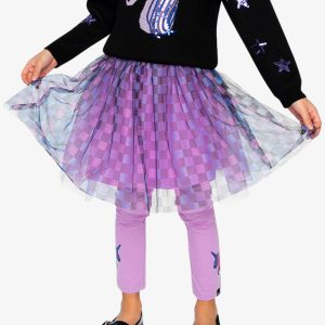 Alternative view of Organic Cotton Jersey Leggings Violet