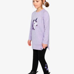 Organic Cotton Jersey Leggings Black - Image 4