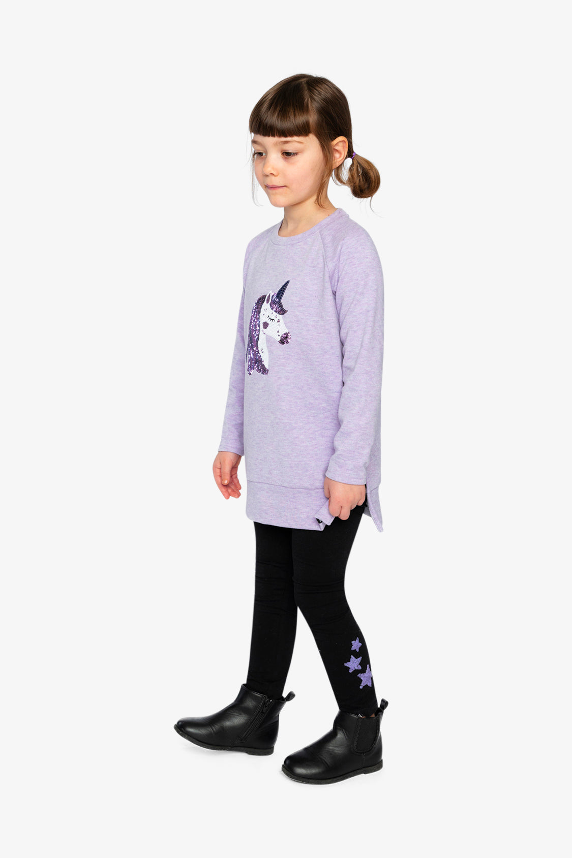 Organic Cotton Jersey Leggings Black - Image 4