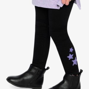 Organic Cotton Jersey Leggings Black - Image 3