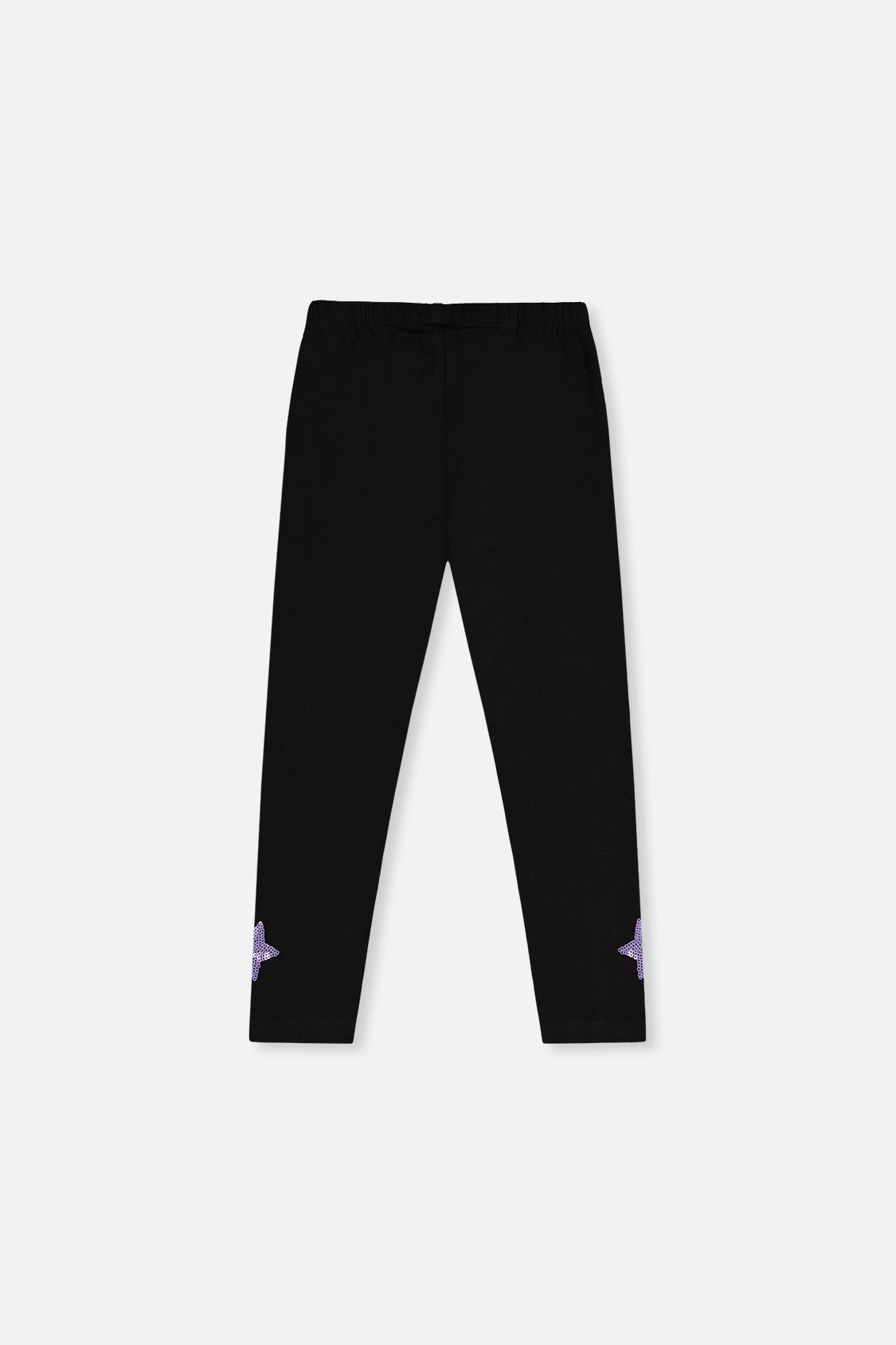 Organic Cotton Jersey Leggings Black - Image 5