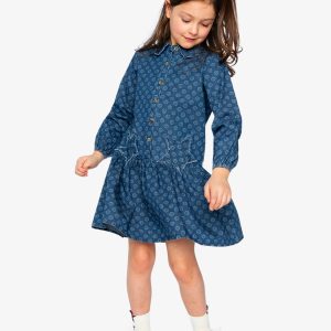 Alternative view of Shirt Dress Blue Smiley Print