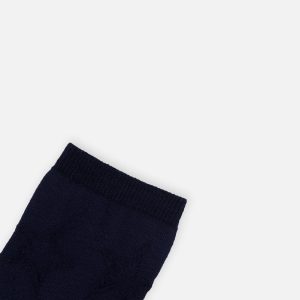 Socks Pale Dusty Pink And Navy - Image 3