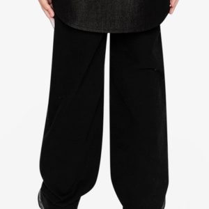 Stretch Denim Pants Black - Image 4