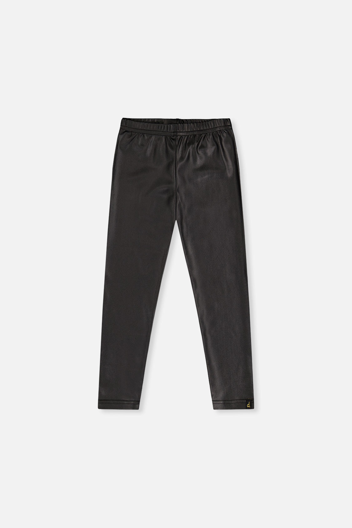 Faux Leather Leggings Black - Image 6