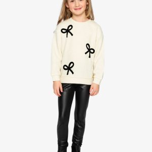 Faux Leather Leggings Black - Image 5