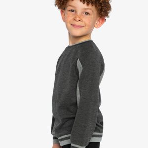 Flat Back Rib Sweatshirt Grey - Image 3
