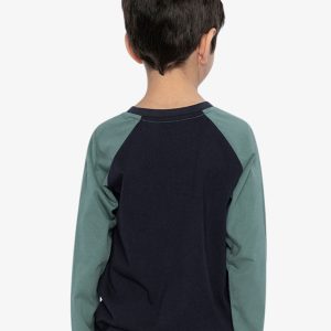 Raglan T-Shirt Dark Blue And Green - Image 5