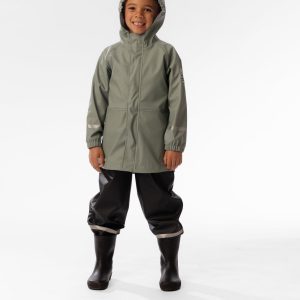 Alternative view of Rain Overalls Black
