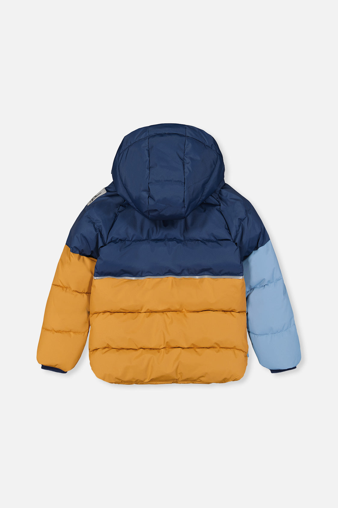 Color-Block Winter Jacket Dark Blue - Image 3