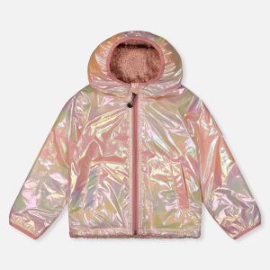 Baby Reversible Mid-Season Jacket Pink - Image 3