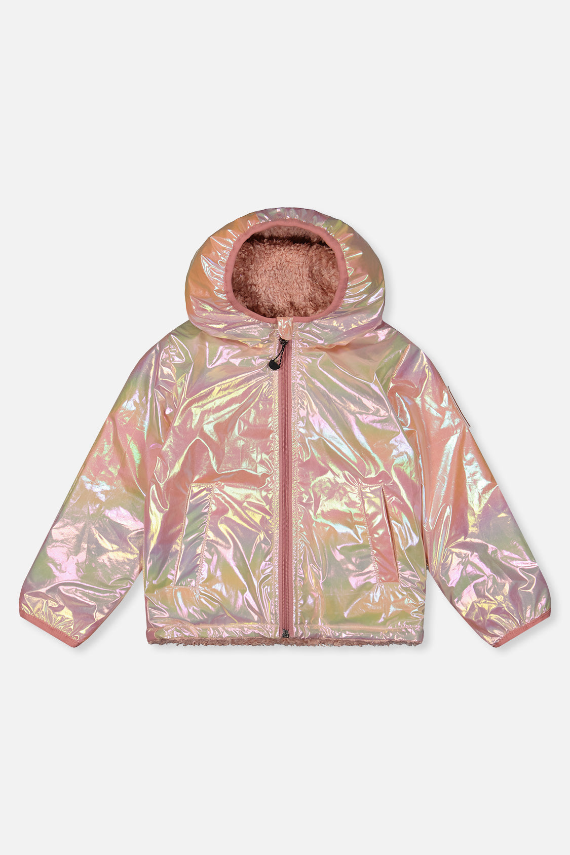 Baby Reversible Mid-Season Jacket Pink - Image 3
