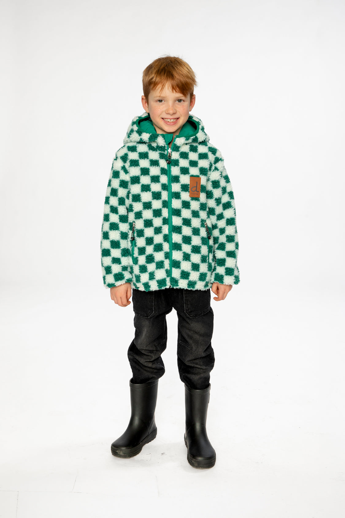 Reversible Mid-Season Jacket Forest Green - Image 2