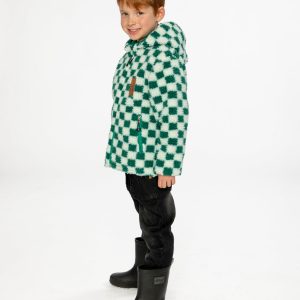 Reversible Mid-Season Jacket Forest Green - Image 3