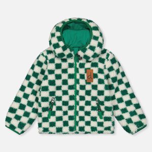Reversible Mid-Season Jacket Forest Green - Image 5