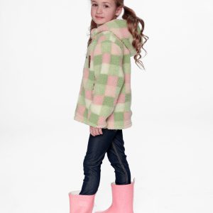 Reversible Mid-Season Jacket Pale Dusty Pink - Image 3