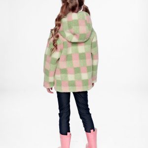 Reversible Mid-Season Jacket Pale Dusty Pink - Image 4