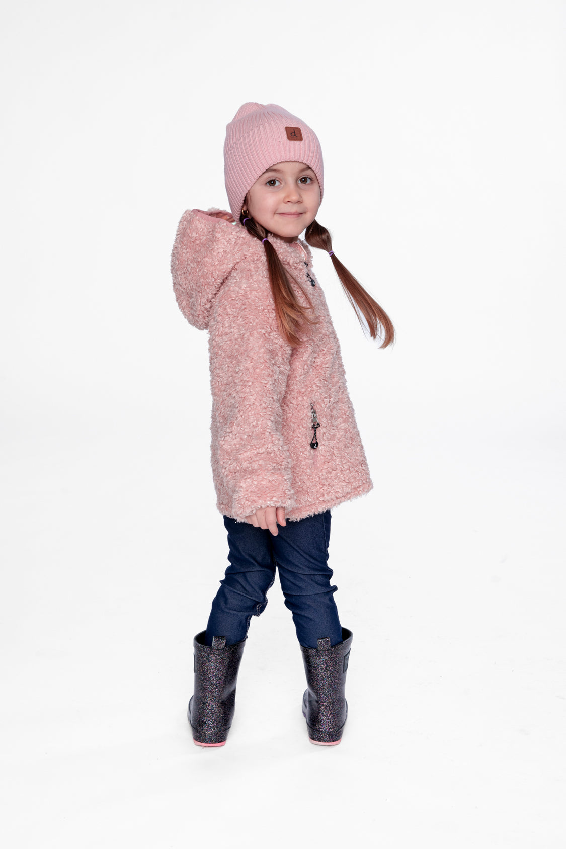 Reversible Mid-Season Jacket Pink - Image 3