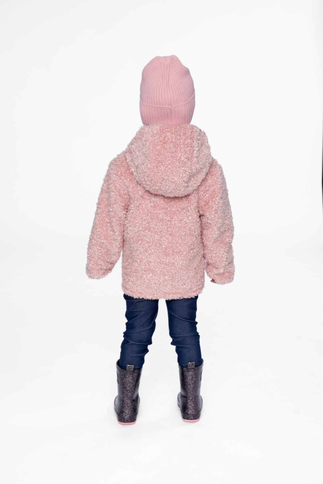 Reversible Mid-Season Jacket Pink - Image 4