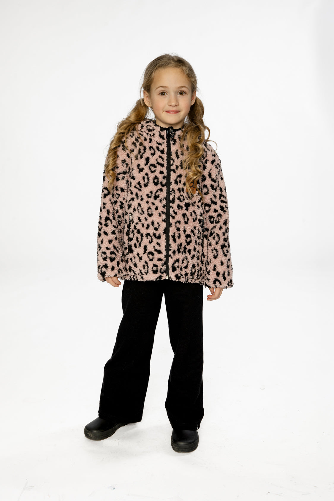 Reversible Mid-Season Jacket Pink And Black - Image 2