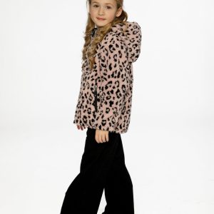 Reversible Mid-Season Jacket Pink And Black - Image 3