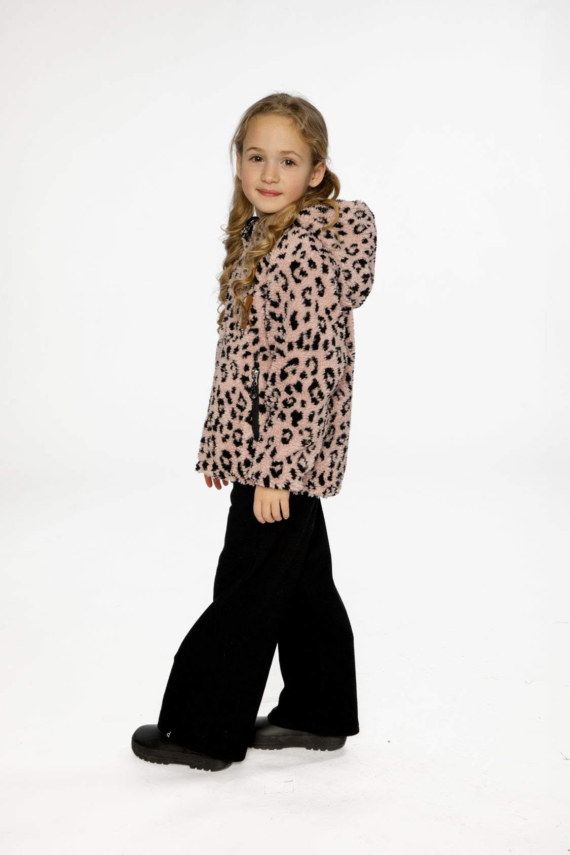 Reversible Mid-Season Jacket Pink And Black - Image 3
