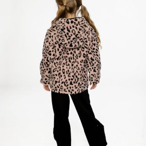 Reversible Mid-Season Jacket Pink And Black - Image 4