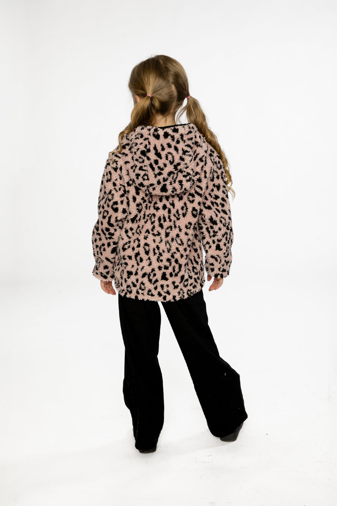 Reversible Mid-Season Jacket Pink And Black - Image 4