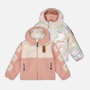 Reversible Mid-Season Jacket Pale Pink - Image 11