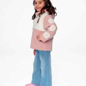 Reversible Mid-Season Jacket Pale Pink - Image 3
