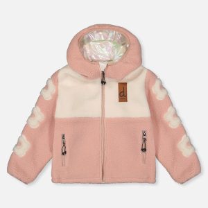 Reversible Mid-Season Jacket Pale Pink - Image 5