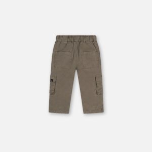 Alternative view of Baby Twill Pants With Cargo Pockets Grey