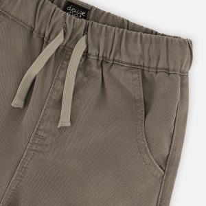 Baby Twill Pants With Cargo Pockets Grey - Image 3