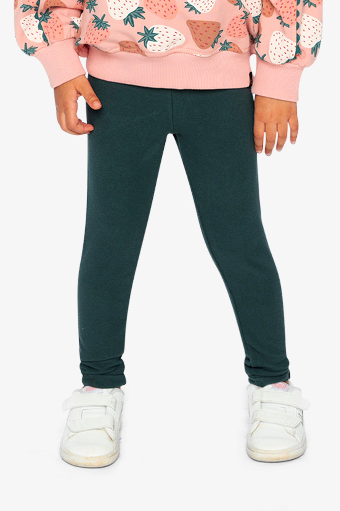 Rib Leggings Jasper Printed Green - Image 2