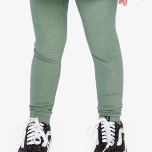 Alternative view of Rib Leggings Green Printed Green