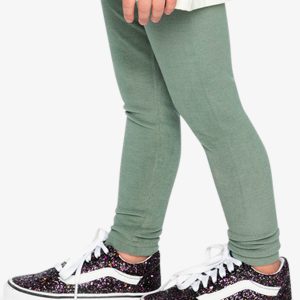 Rib Leggings Green Printed Green - Image 3