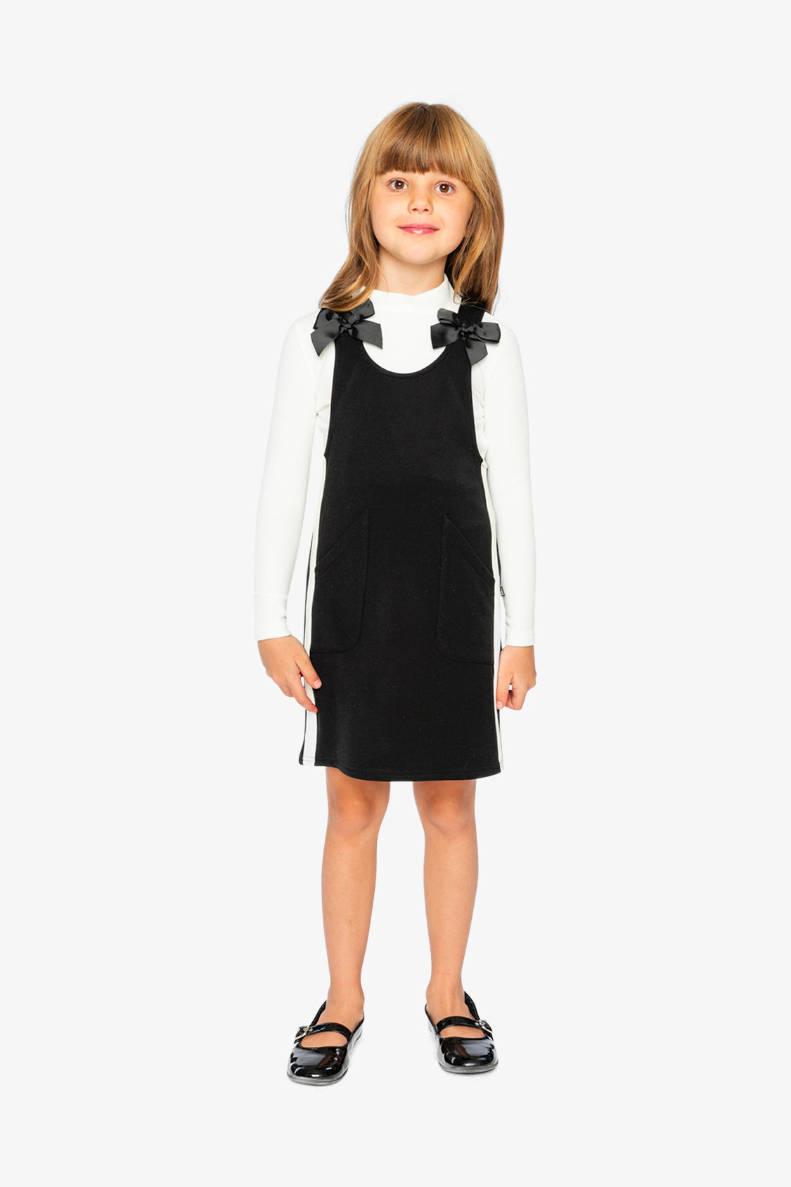 Brushed Rib Mock Neck Top Off-White - Image 5
