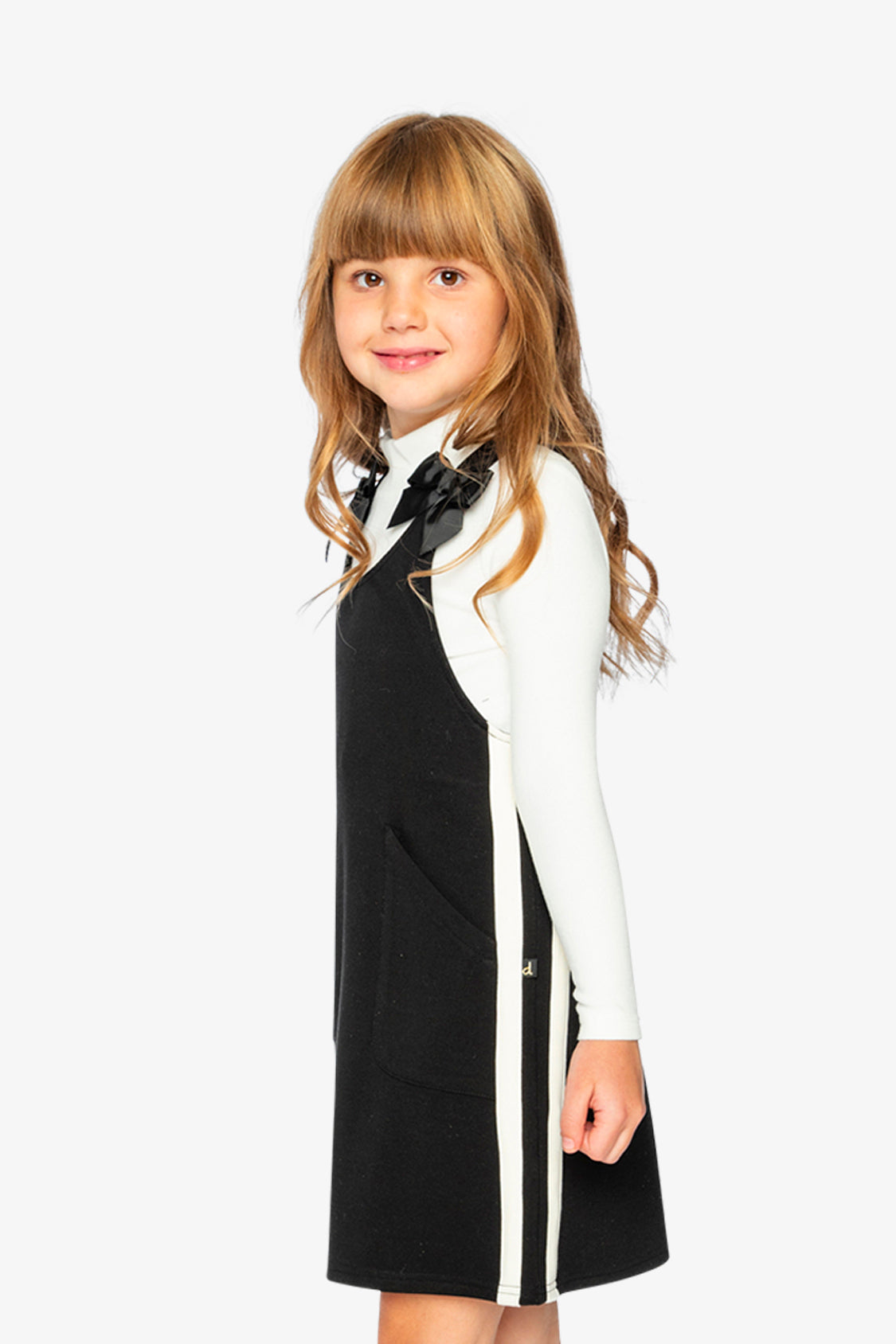 Brushed Rib Mock Neck Top Off-White - Image 2